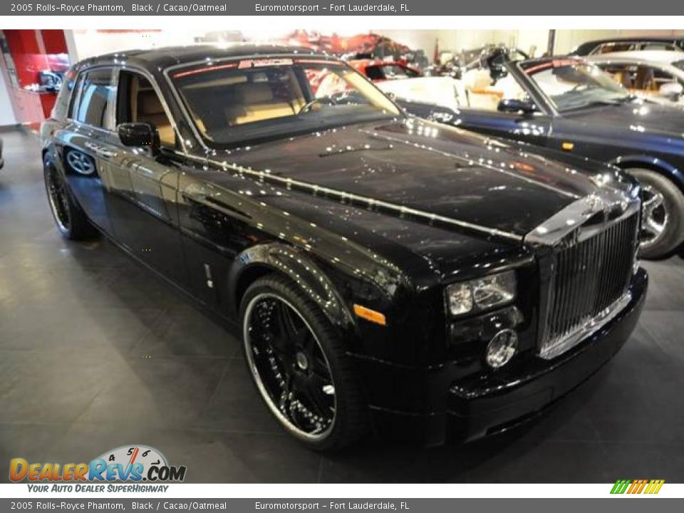 2005 Rolls-Royce Phantom Black / Cacao/Oatmeal Photo #20