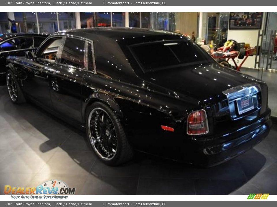 2005 Rolls-Royce Phantom Black / Cacao/Oatmeal Photo #21