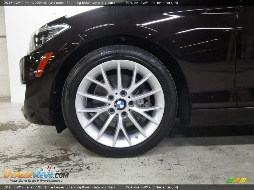 2016 BMW 2 Series 228i xDrive Coupe Sparkling Brown Metallic / Black Photo #13