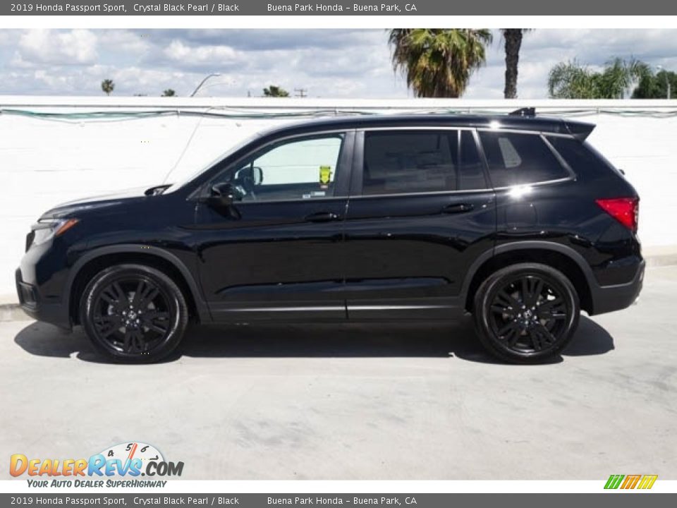 2019 Honda Passport Sport Crystal Black Pearl / Black Photo #4