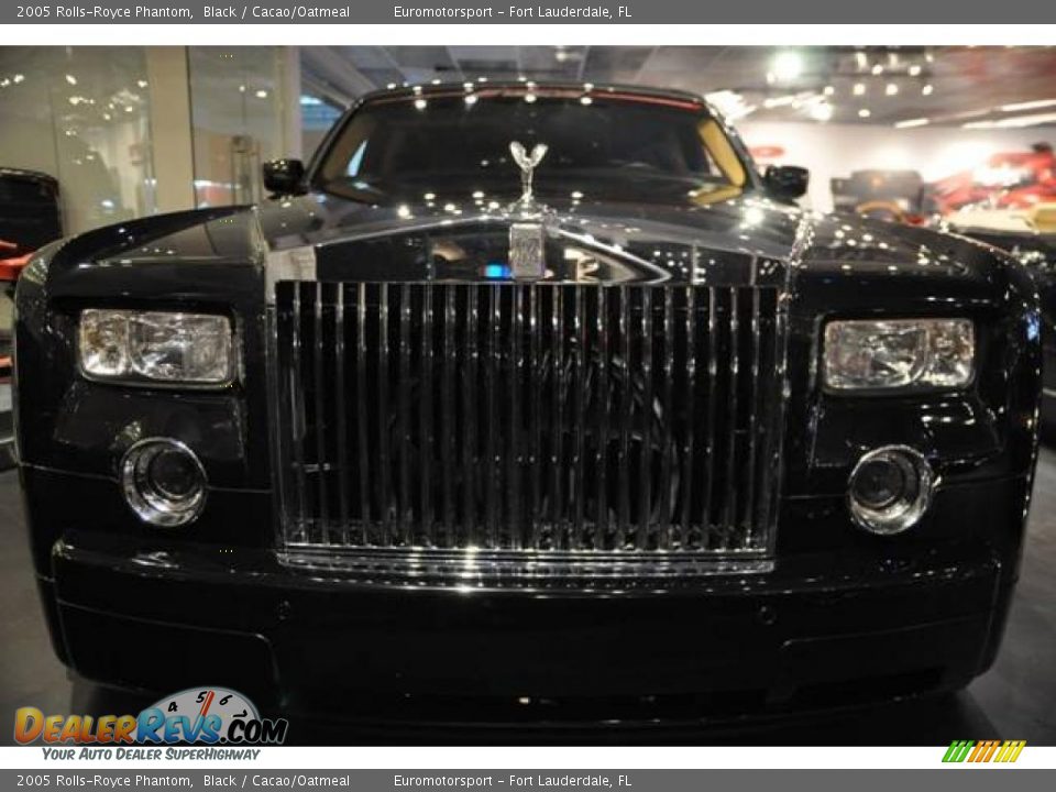 2005 Rolls-Royce Phantom Black / Cacao/Oatmeal Photo #25