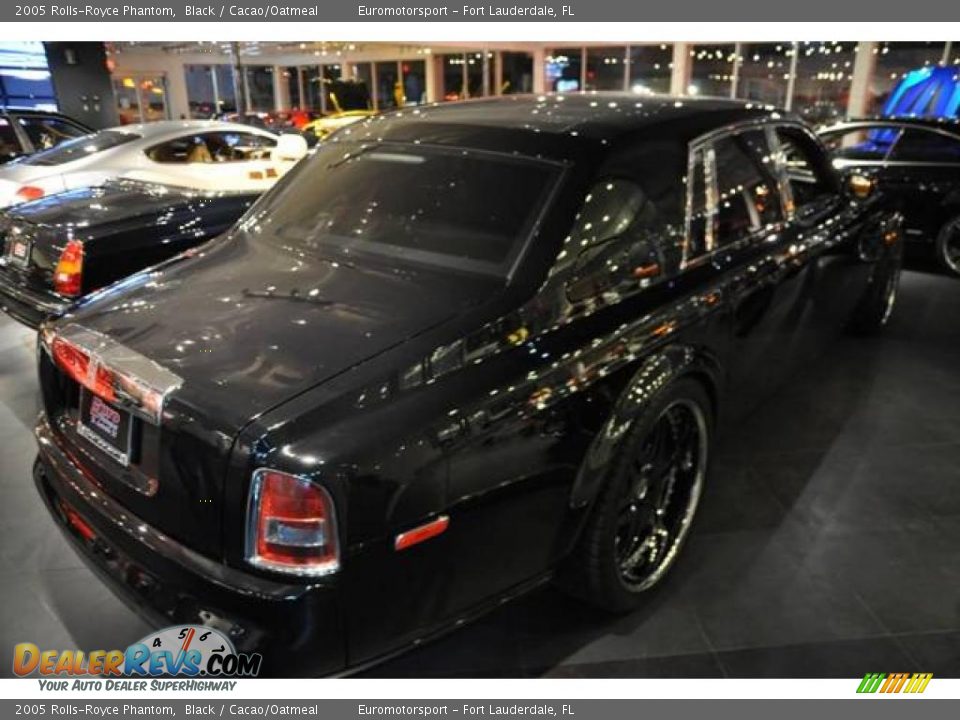 2005 Rolls-Royce Phantom Black / Cacao/Oatmeal Photo #26