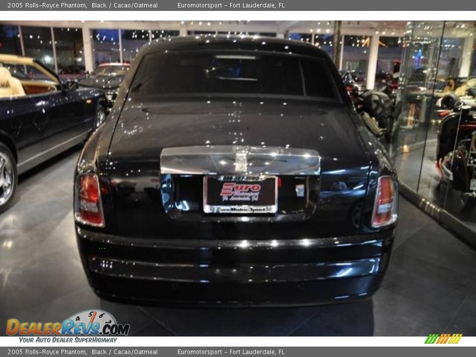 2005 Rolls-Royce Phantom Black / Cacao/Oatmeal Photo #27