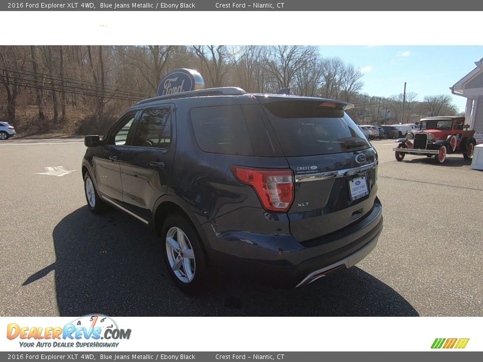 2016 Ford Explorer XLT 4WD Blue Jeans Metallic / Ebony Black Photo #5