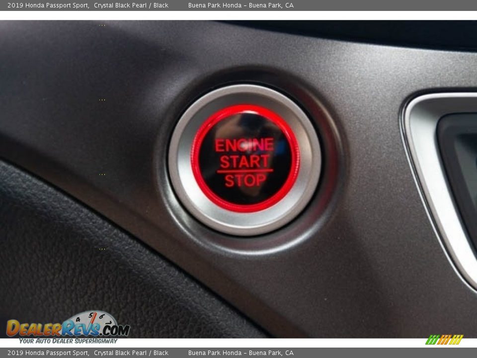 2019 Honda Passport Sport Crystal Black Pearl / Black Photo #20