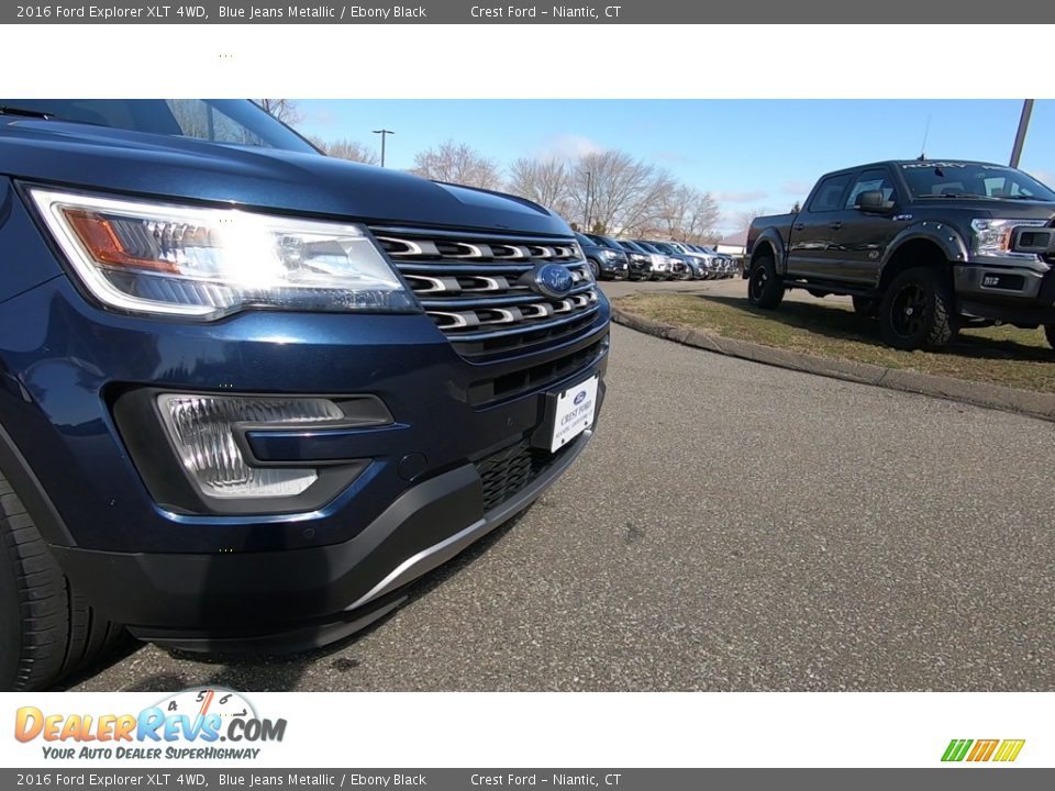 2016 Ford Explorer XLT 4WD Blue Jeans Metallic / Ebony Black Photo #29