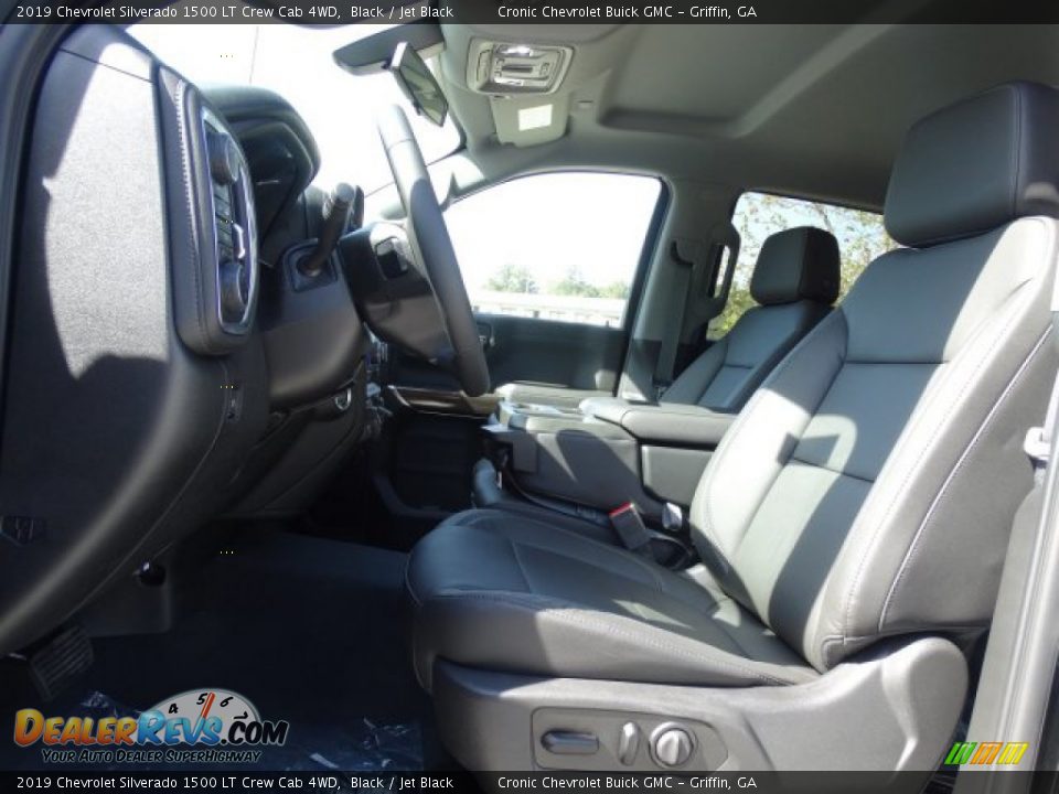 2019 Chevrolet Silverado 1500 LT Crew Cab 4WD Black / Jet Black Photo #15
