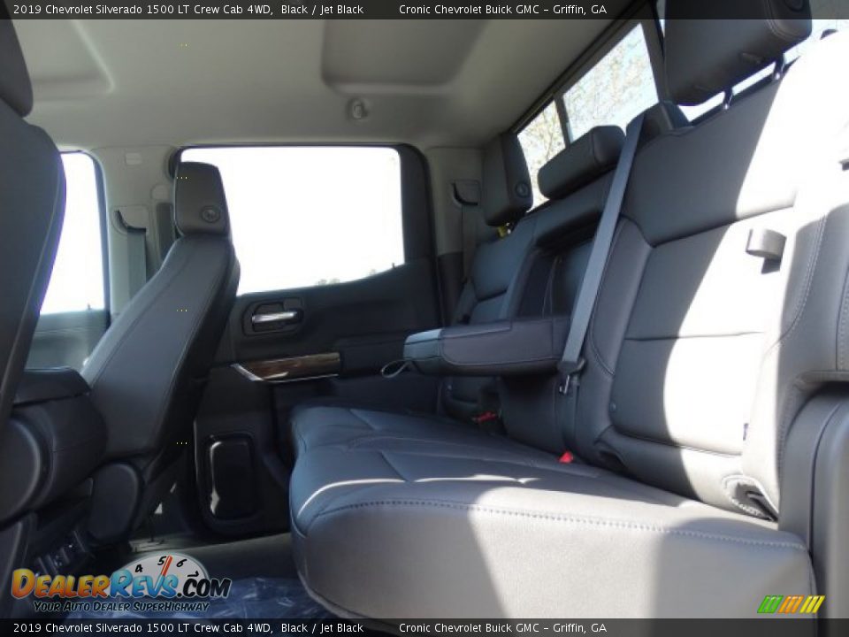 2019 Chevrolet Silverado 1500 LT Crew Cab 4WD Black / Jet Black Photo #25