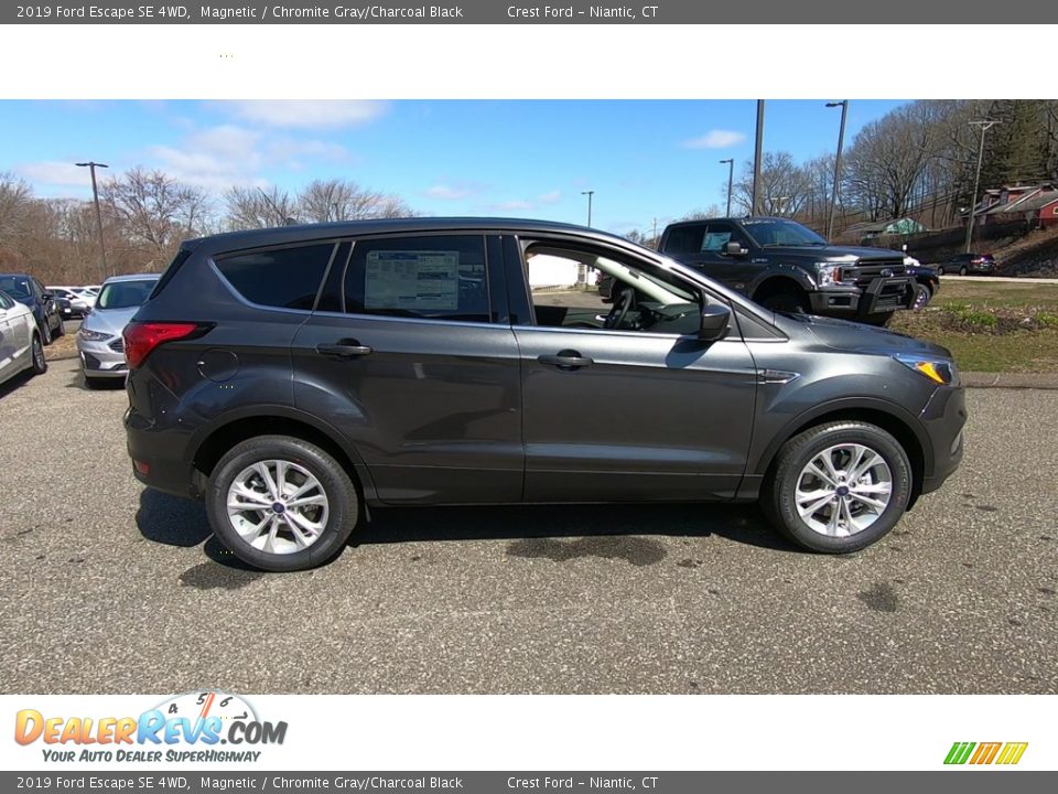 2019 Ford Escape SE 4WD Magnetic / Chromite Gray/Charcoal Black Photo #8