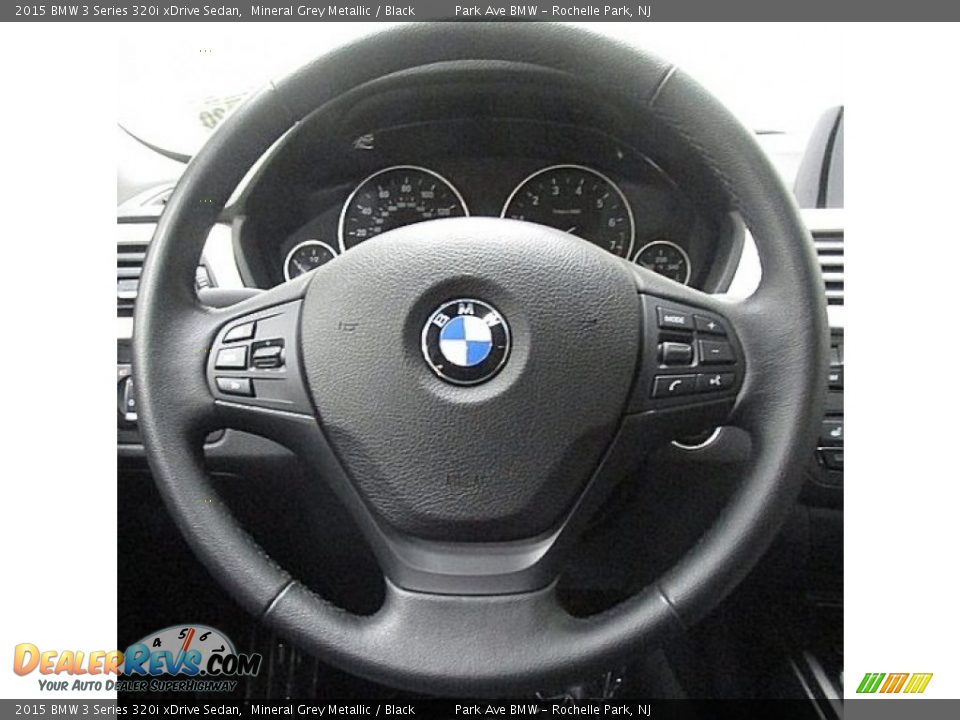 2015 BMW 3 Series 320i xDrive Sedan Mineral Grey Metallic / Black Photo #19