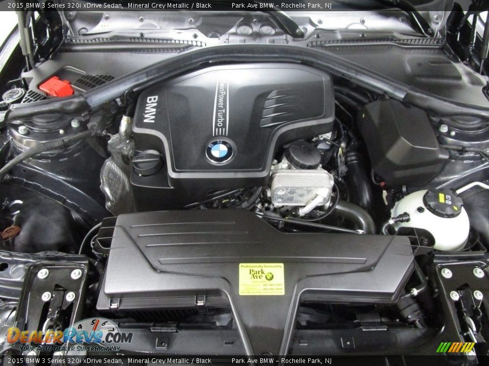 2015 BMW 3 Series 320i xDrive Sedan Mineral Grey Metallic / Black Photo #24