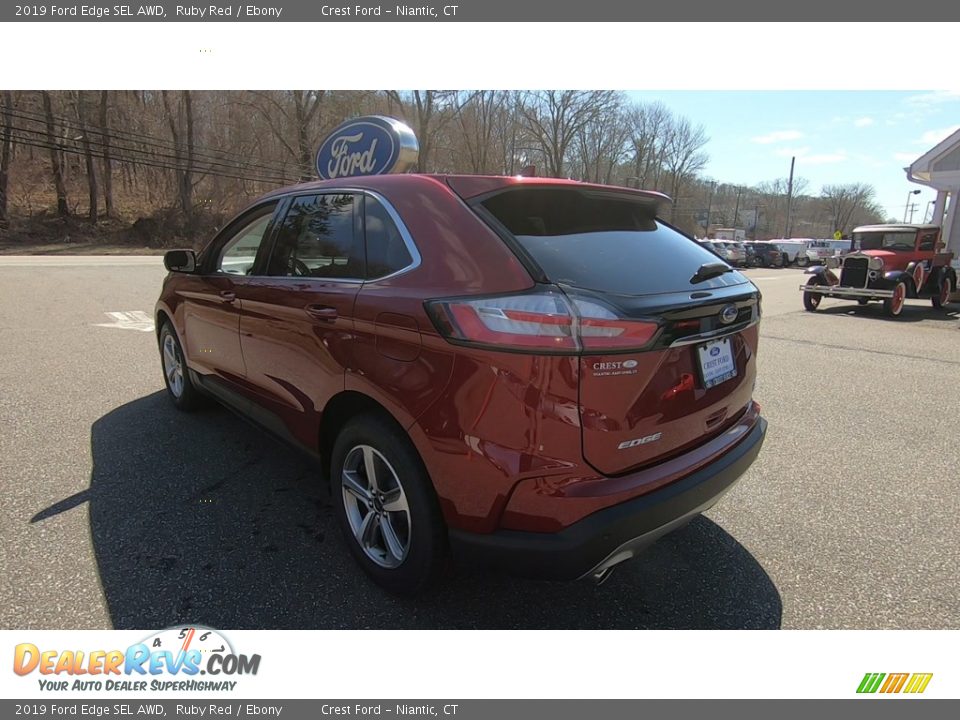 2019 Ford Edge SEL AWD Ruby Red / Ebony Photo #5