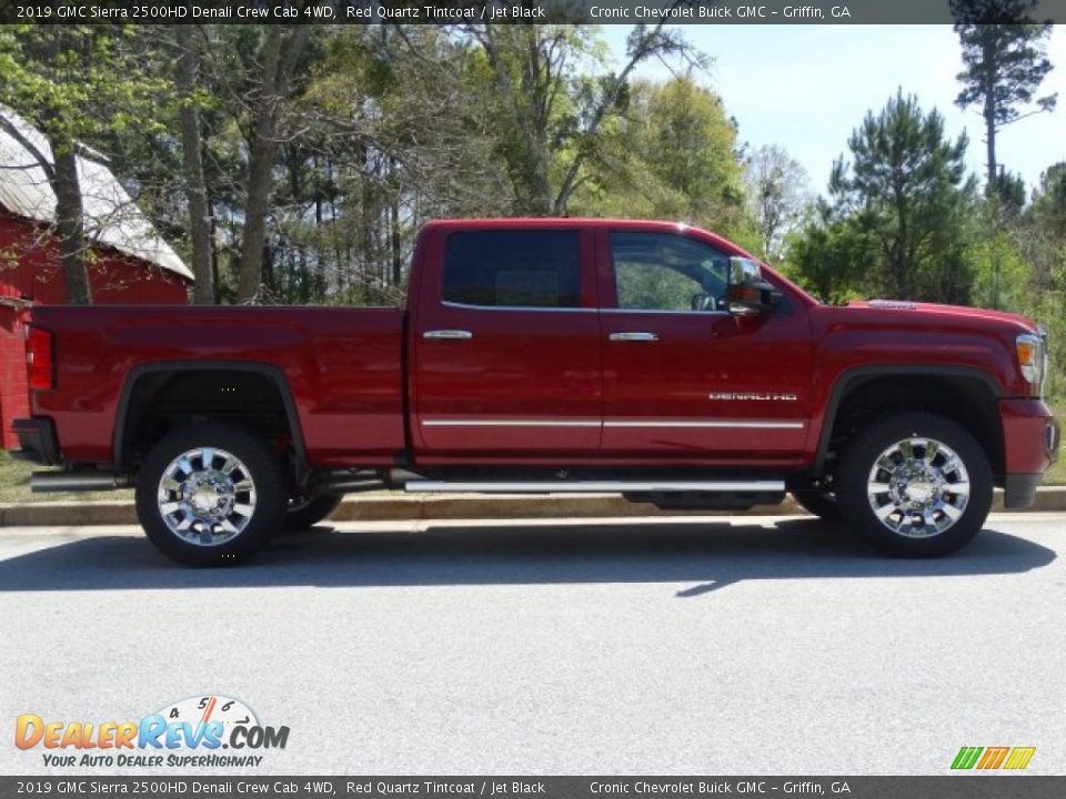 2019 GMC Sierra 2500HD Denali Crew Cab 4WD Red Quartz Tintcoat / Jet Black Photo #2