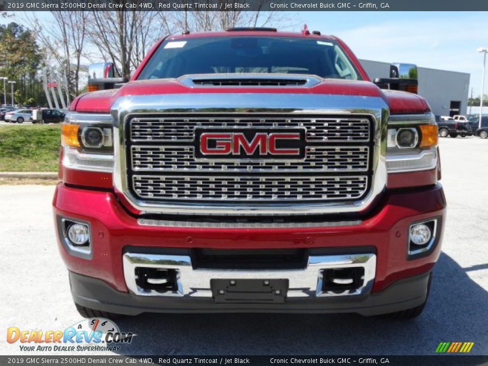 2019 GMC Sierra 2500HD Denali Crew Cab 4WD Red Quartz Tintcoat / Jet Black Photo #4