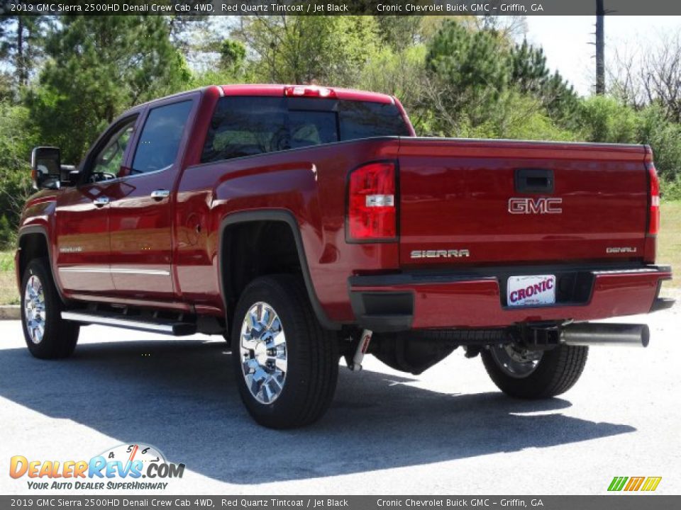 2019 GMC Sierra 2500HD Denali Crew Cab 4WD Red Quartz Tintcoat / Jet Black Photo #6