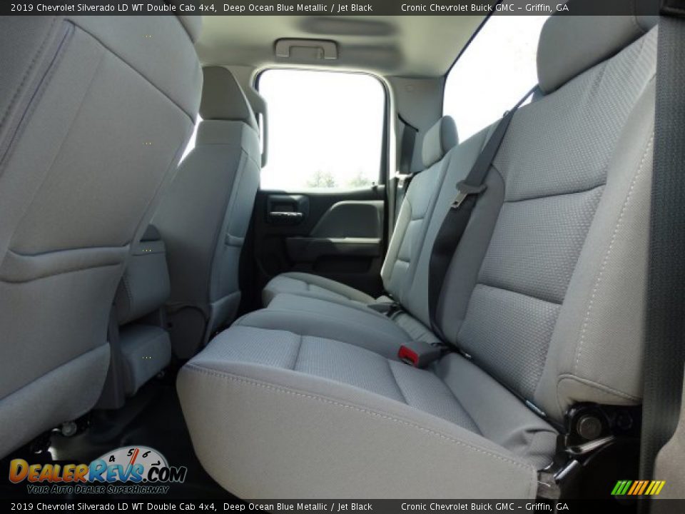 2019 Chevrolet Silverado LD WT Double Cab 4x4 Deep Ocean Blue Metallic / Jet Black Photo #23