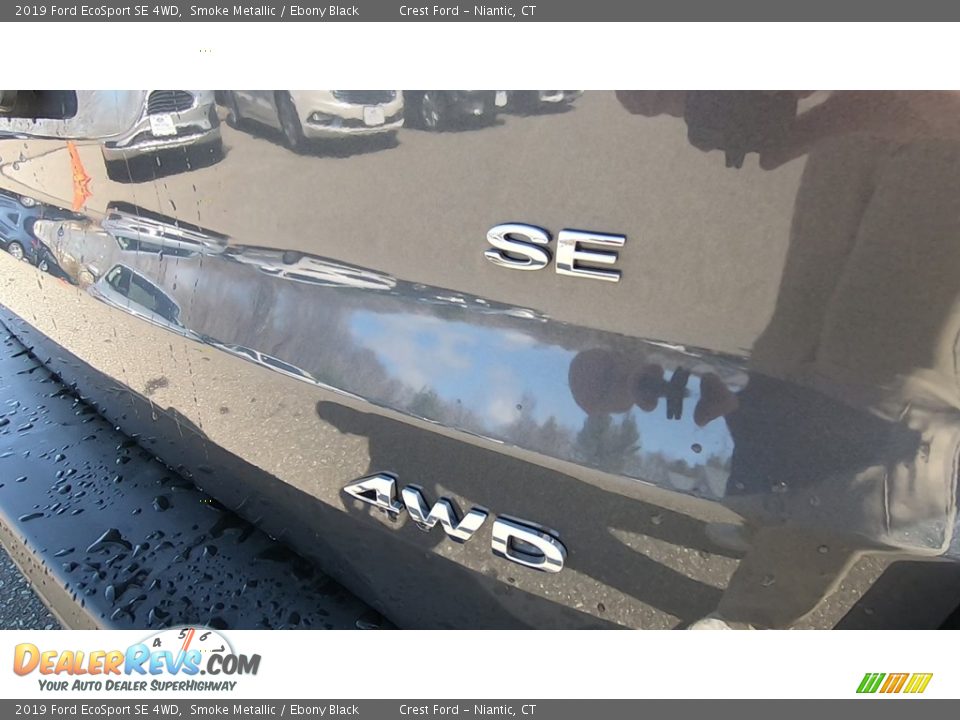 2019 Ford EcoSport SE 4WD Smoke Metallic / Ebony Black Photo #9