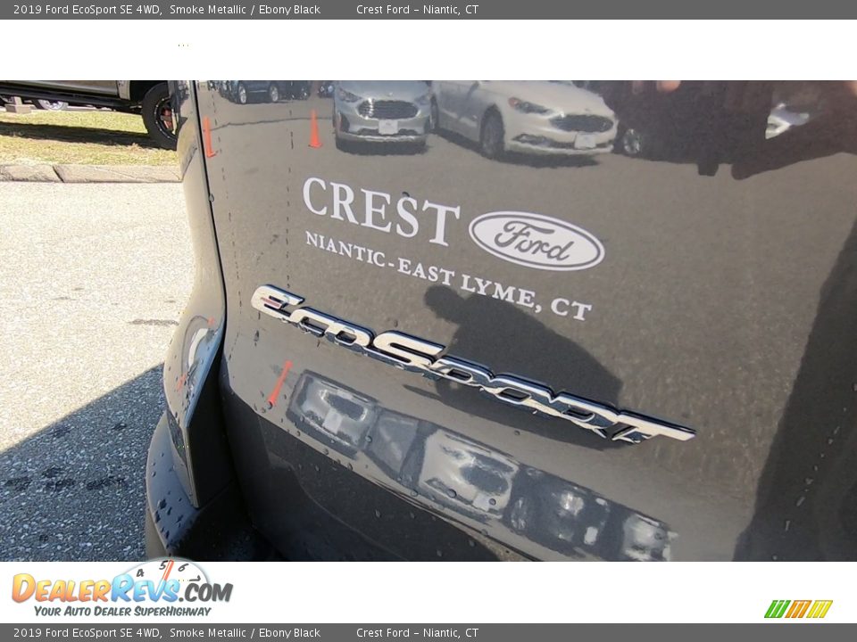 2019 Ford EcoSport SE 4WD Smoke Metallic / Ebony Black Photo #10