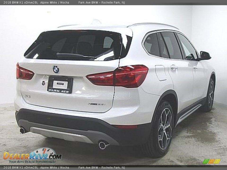 2018 BMW X1 xDrive28i Alpine White / Mocha Photo #3