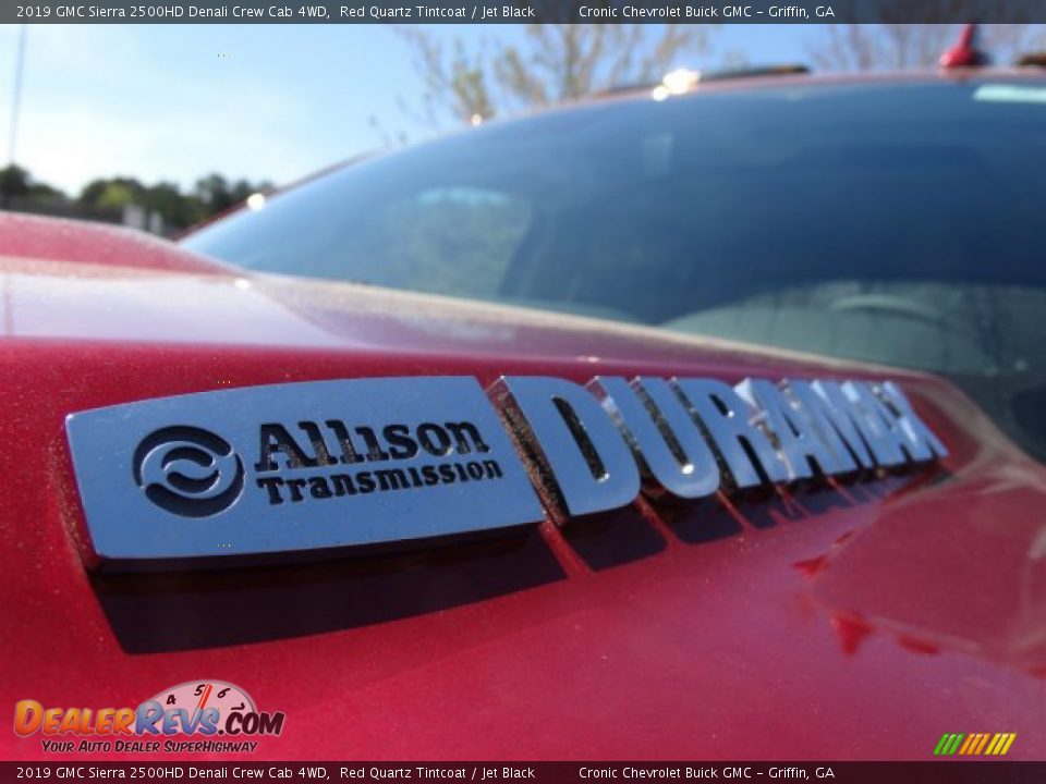2019 GMC Sierra 2500HD Denali Crew Cab 4WD Red Quartz Tintcoat / Jet Black Photo #31