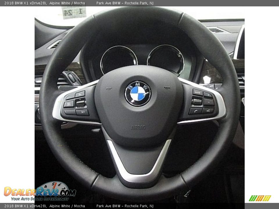 2018 BMW X1 xDrive28i Alpine White / Mocha Photo #20
