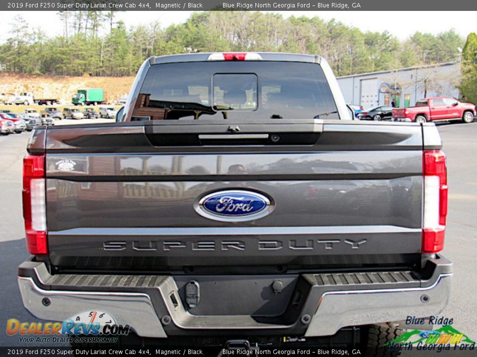 2019 Ford F250 Super Duty Lariat Crew Cab 4x4 Magnetic / Black Photo #4