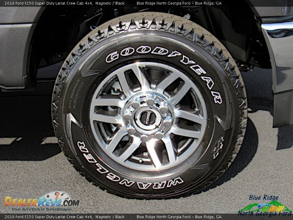 2019 Ford F250 Super Duty Lariat Crew Cab 4x4 Magnetic / Black Photo #9