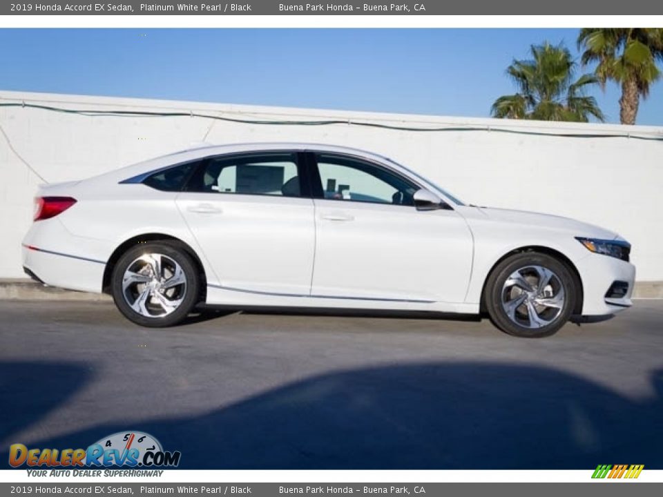 2019 Honda Accord EX Sedan Platinum White Pearl / Black Photo #5