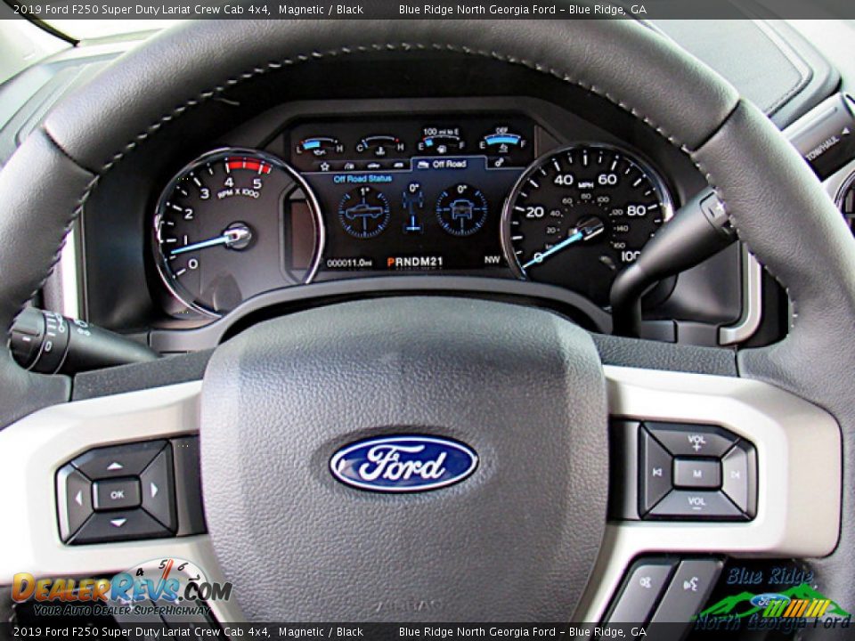 2019 Ford F250 Super Duty Lariat Crew Cab 4x4 Magnetic / Black Photo #18