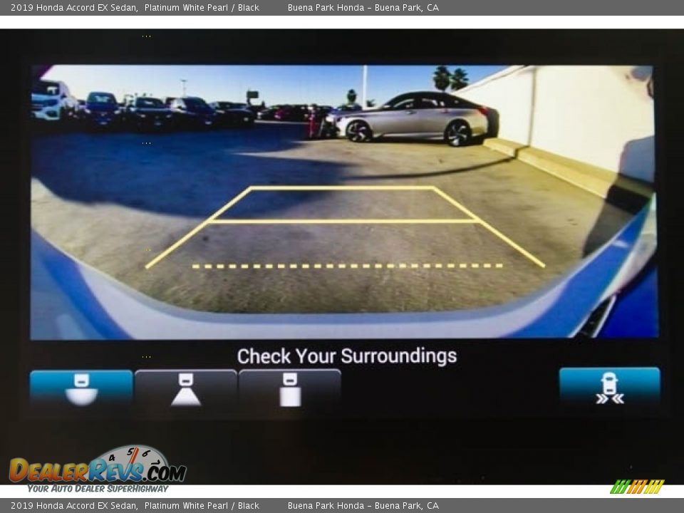 2019 Honda Accord EX Sedan Platinum White Pearl / Black Photo #15