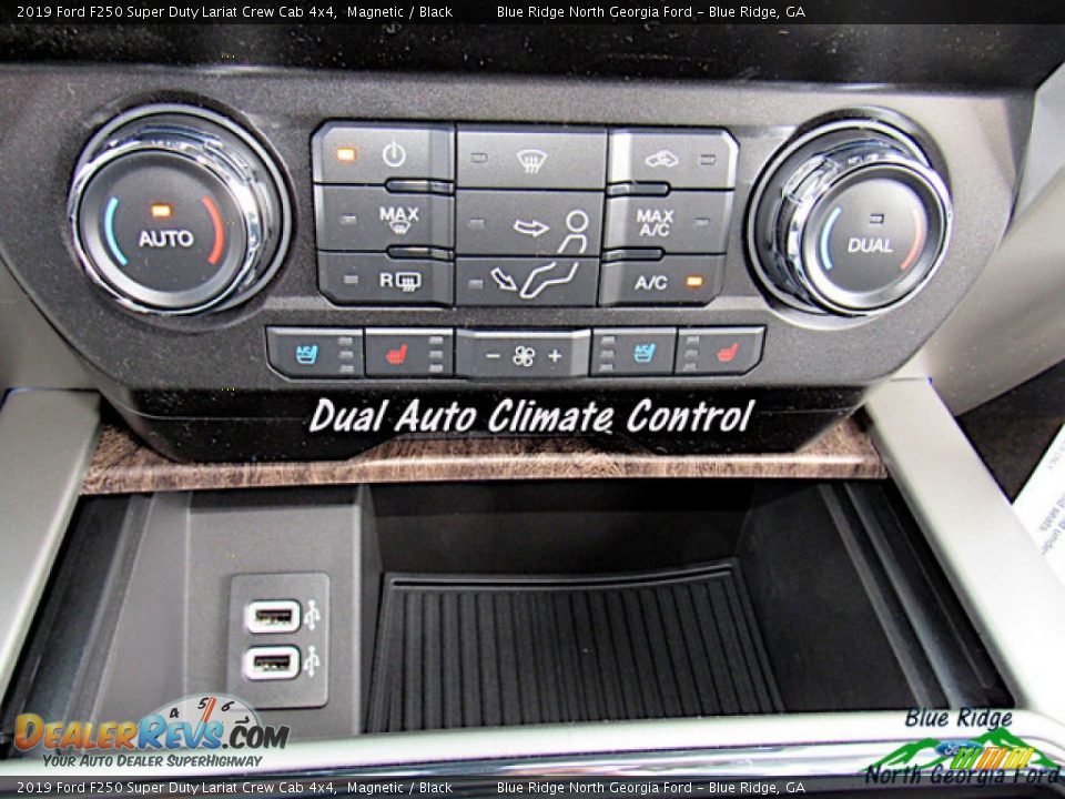 2019 Ford F250 Super Duty Lariat Crew Cab 4x4 Magnetic / Black Photo #25