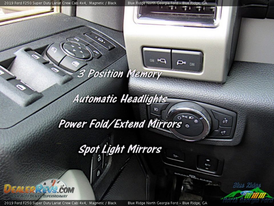 2019 Ford F250 Super Duty Lariat Crew Cab 4x4 Magnetic / Black Photo #28