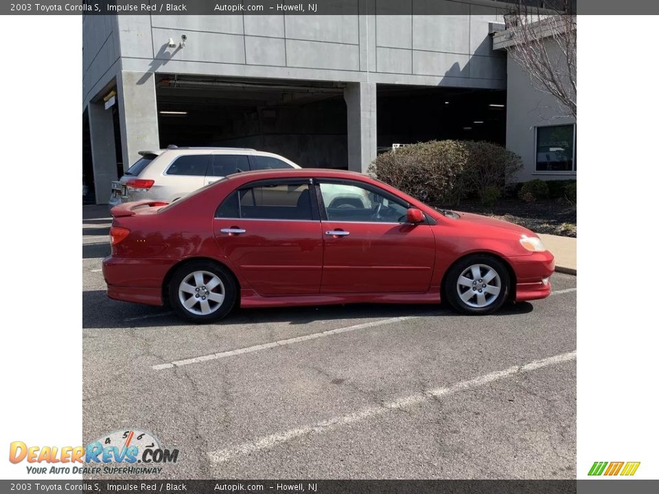 2003 Toyota Corolla S Impulse Red / Black Photo #6