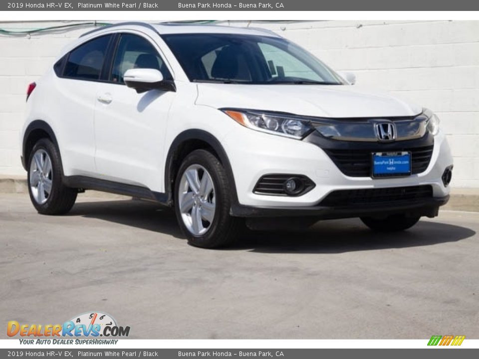 2019 Honda HR-V EX Platinum White Pearl / Black Photo #1