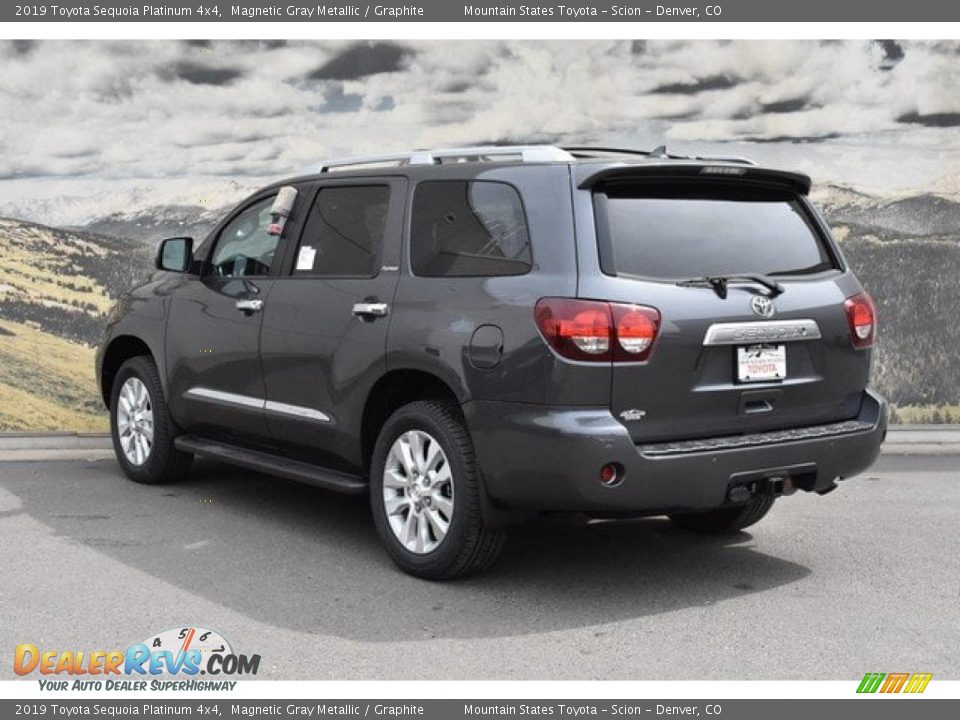 2019 Toyota Sequoia Platinum 4x4 Magnetic Gray Metallic / Graphite Photo #3