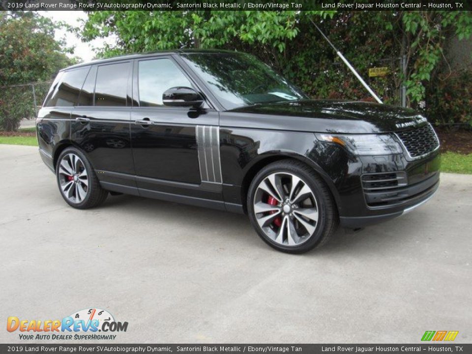 Santorini Black Metallic 2019 Land Rover Range Rover SVAutobiography Dynamic Photo #1