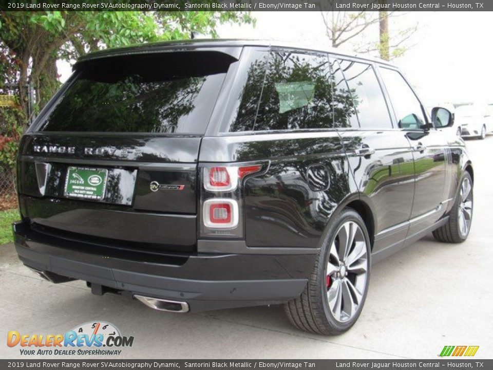 2019 Land Rover Range Rover SVAutobiography Dynamic Santorini Black Metallic / Ebony/Vintage Tan Photo #7