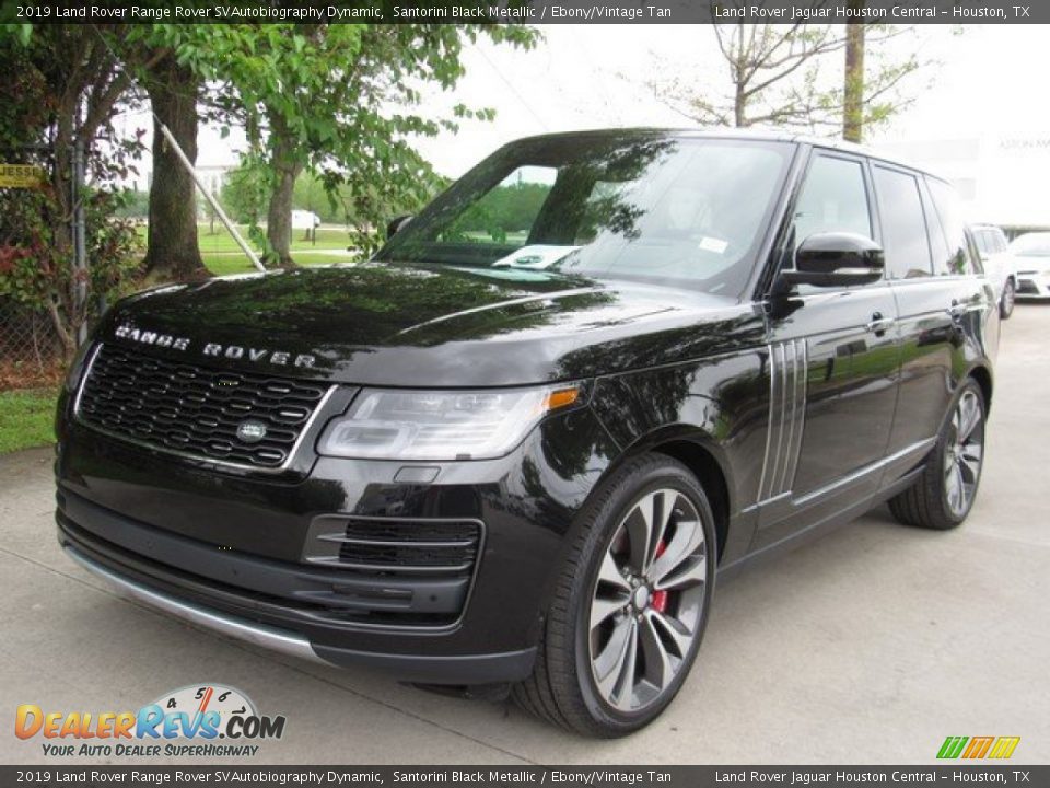 2019 Land Rover Range Rover SVAutobiography Dynamic Santorini Black Metallic / Ebony/Vintage Tan Photo #10