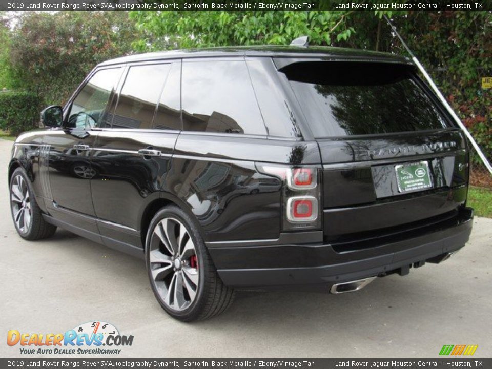 2019 Land Rover Range Rover SVAutobiography Dynamic Santorini Black Metallic / Ebony/Vintage Tan Photo #12