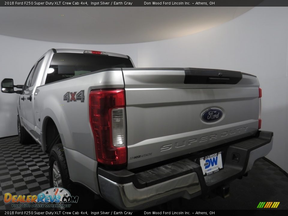 2018 Ford F250 Super Duty XLT Crew Cab 4x4 Ingot Silver / Earth Gray Photo #6