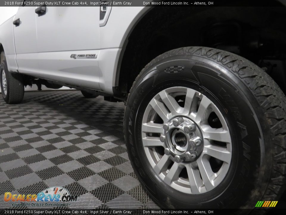 2018 Ford F250 Super Duty XLT Crew Cab 4x4 Ingot Silver / Earth Gray Photo #23