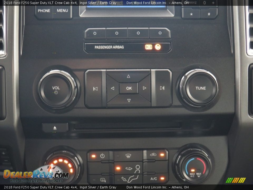 2018 Ford F250 Super Duty XLT Crew Cab 4x4 Ingot Silver / Earth Gray Photo #25