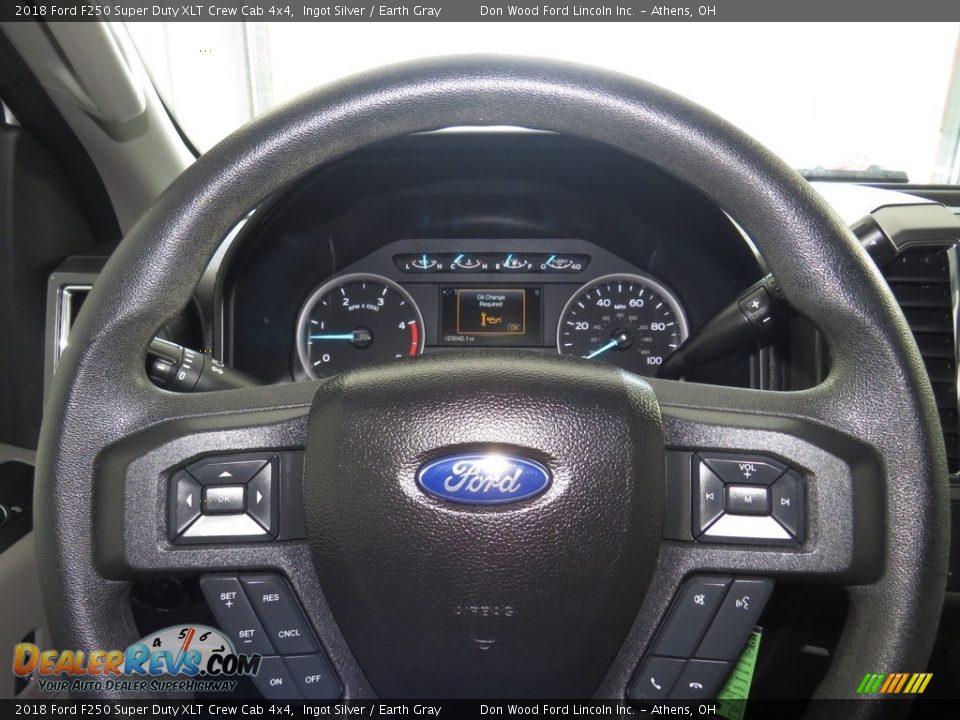 2018 Ford F250 Super Duty XLT Crew Cab 4x4 Ingot Silver / Earth Gray Photo #29
