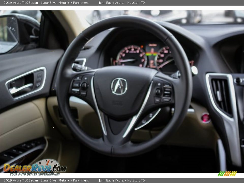 2019 Acura TLX Sedan Lunar Silver Metallic / Parchment Photo #27