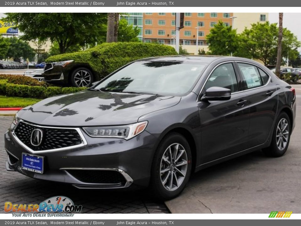 2019 Acura TLX Sedan Modern Steel Metallic / Ebony Photo #3