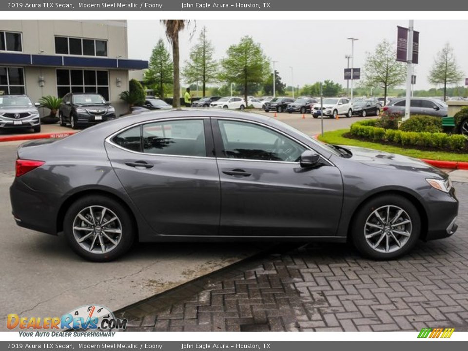 2019 Acura TLX Sedan Modern Steel Metallic / Ebony Photo #8