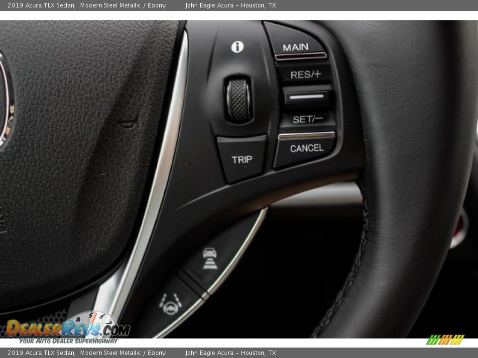 2019 Acura TLX Sedan Modern Steel Metallic / Ebony Photo #36