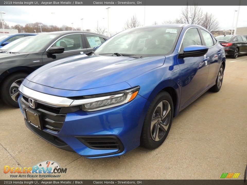 2019 Honda Insight LX Aegean Blue Metallic / Black Photo #1