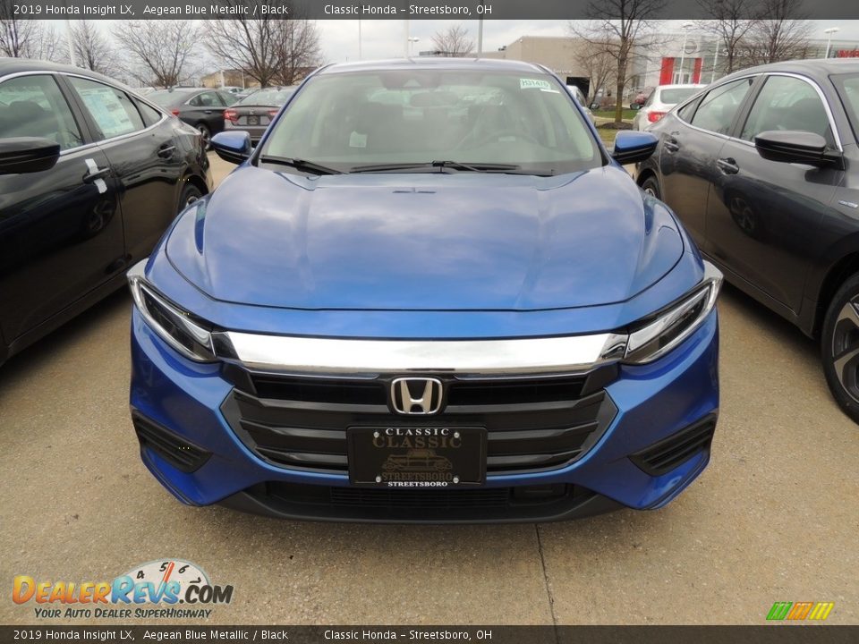 2019 Honda Insight LX Aegean Blue Metallic / Black Photo #2