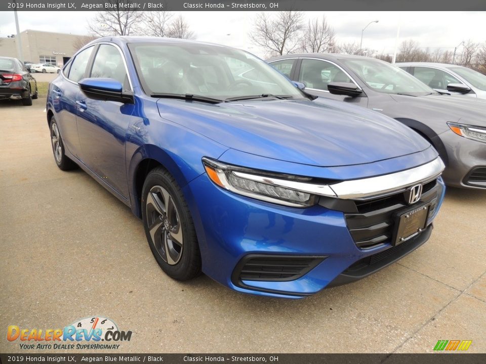 2019 Honda Insight LX Aegean Blue Metallic / Black Photo #3